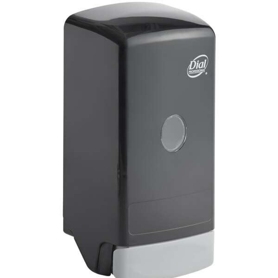 Hand Soap And Sanitizer * | Dial Dial Dia03228 Professional Model 28 800 Ml Black Manual Liquid Hand Soap Flex Dispenser