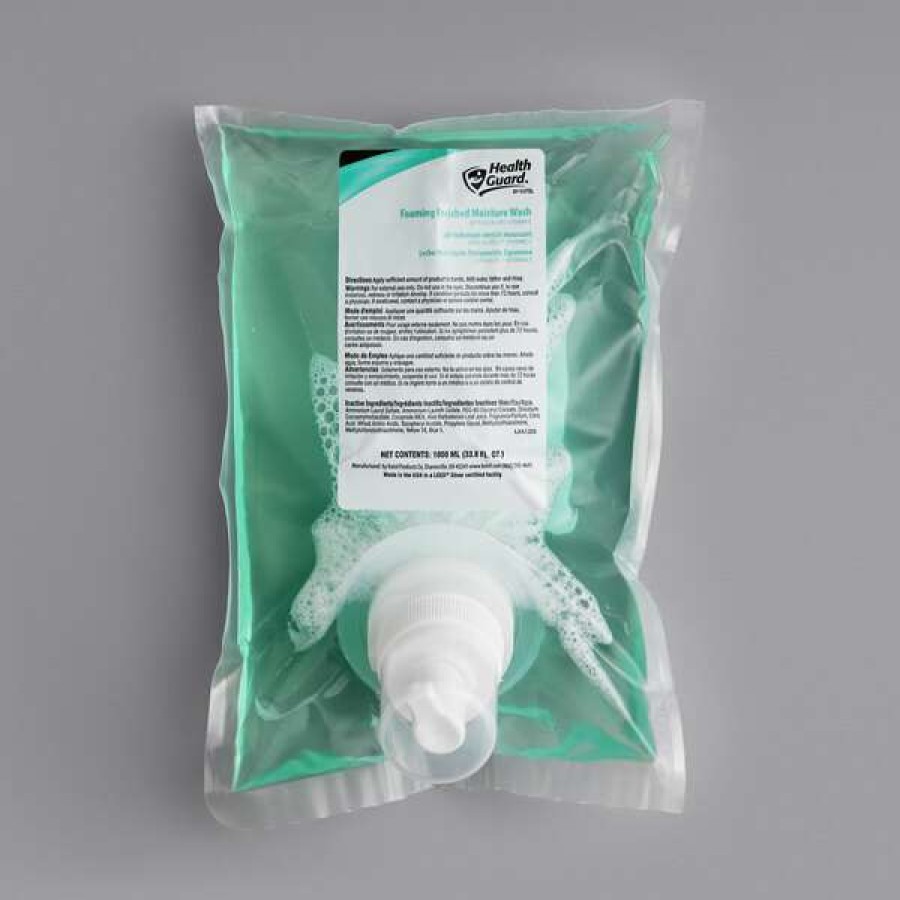 Hand Soap And Sanitizer * | Kutol 64141 Health Guard 1000 Ml Enriched Moisture Wash Bag 6/Case