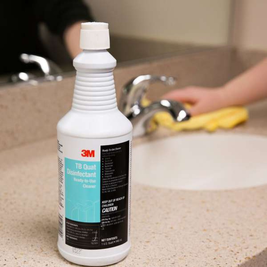 Cleaning Chemicals * | 3M 29612 1 Qt. / 32 Oz. Tb Quat Disinfectant Ready-To-Use Cleaner 12/Case