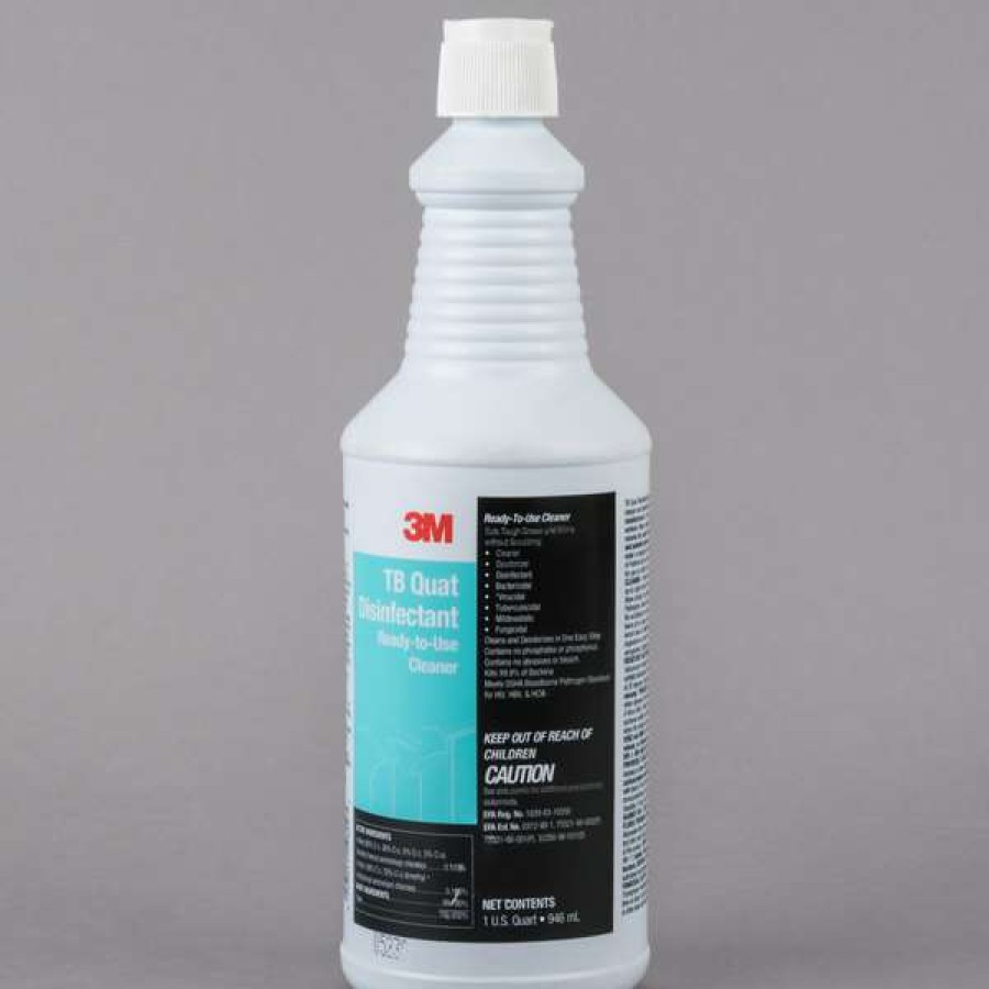 Cleaning Chemicals * | 3M 29612 1 Qt. / 32 Oz. Tb Quat Disinfectant Ready-To-Use Cleaner 12/Case