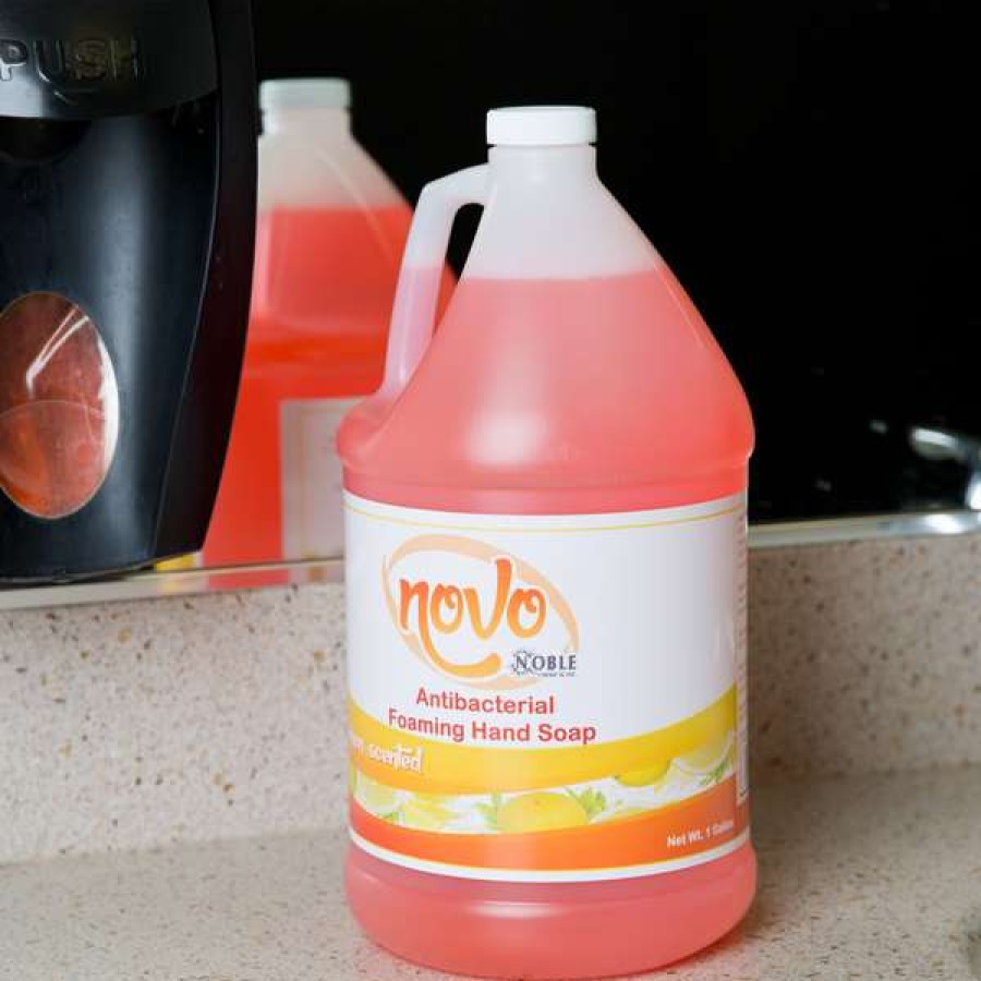 Hand Soap And Sanitizer * | Novo By Noble Chemical Noble Chemical Novo 1 Gallon / 128 Oz. Foaming Antibacterial / Sanitizing Hand Soap