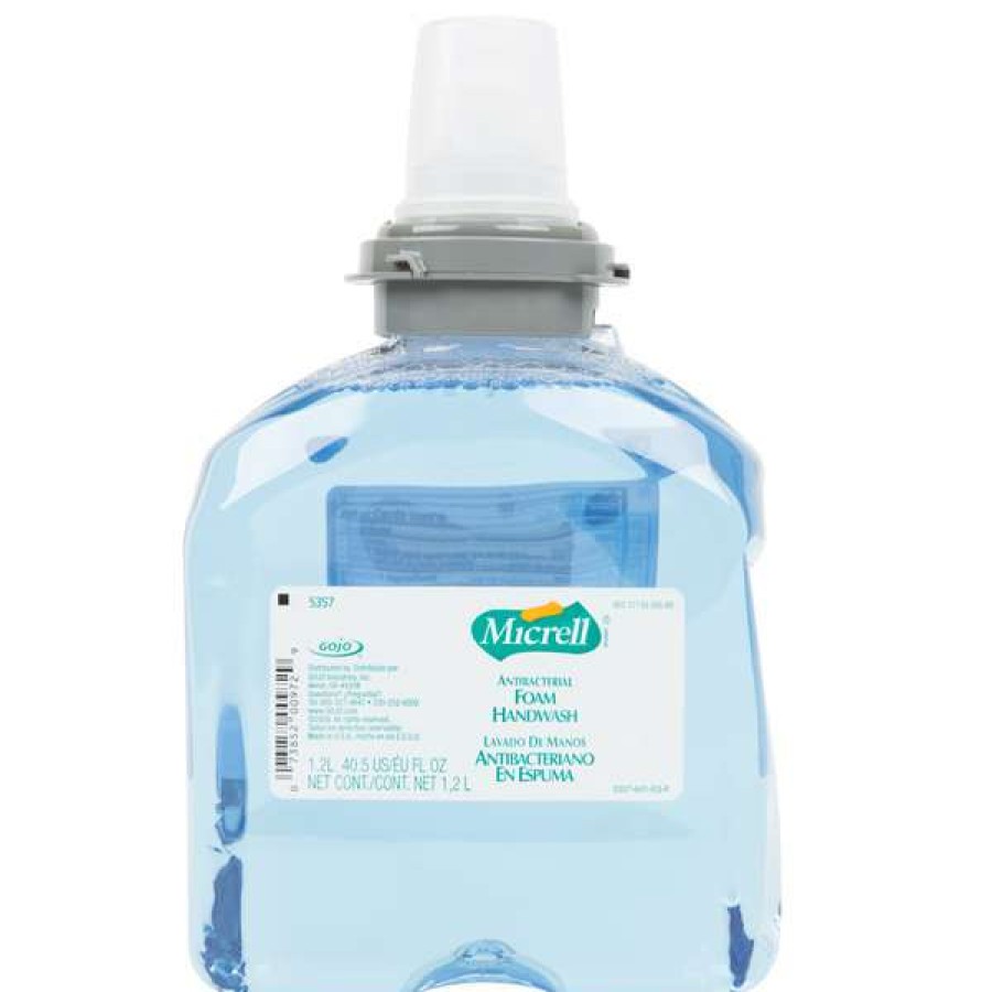 Hand Soap And Sanitizer * | Micrell 5357-02 Tfx 1200 Ml Floral Antibacterial Foaming Hand Soap 2/Case