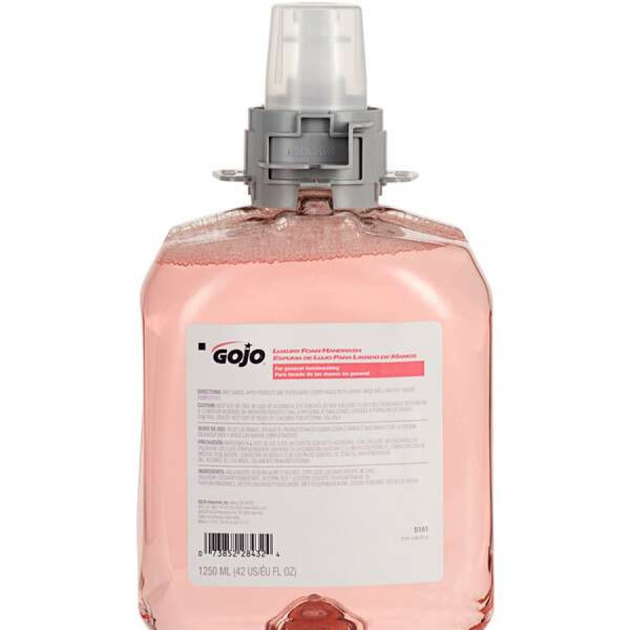 Hand Soap And Sanitizer * | Gojo 5161-04 Fmx Luxury 1250 Ml Cranberry Foaming Hand Soap 4/Case