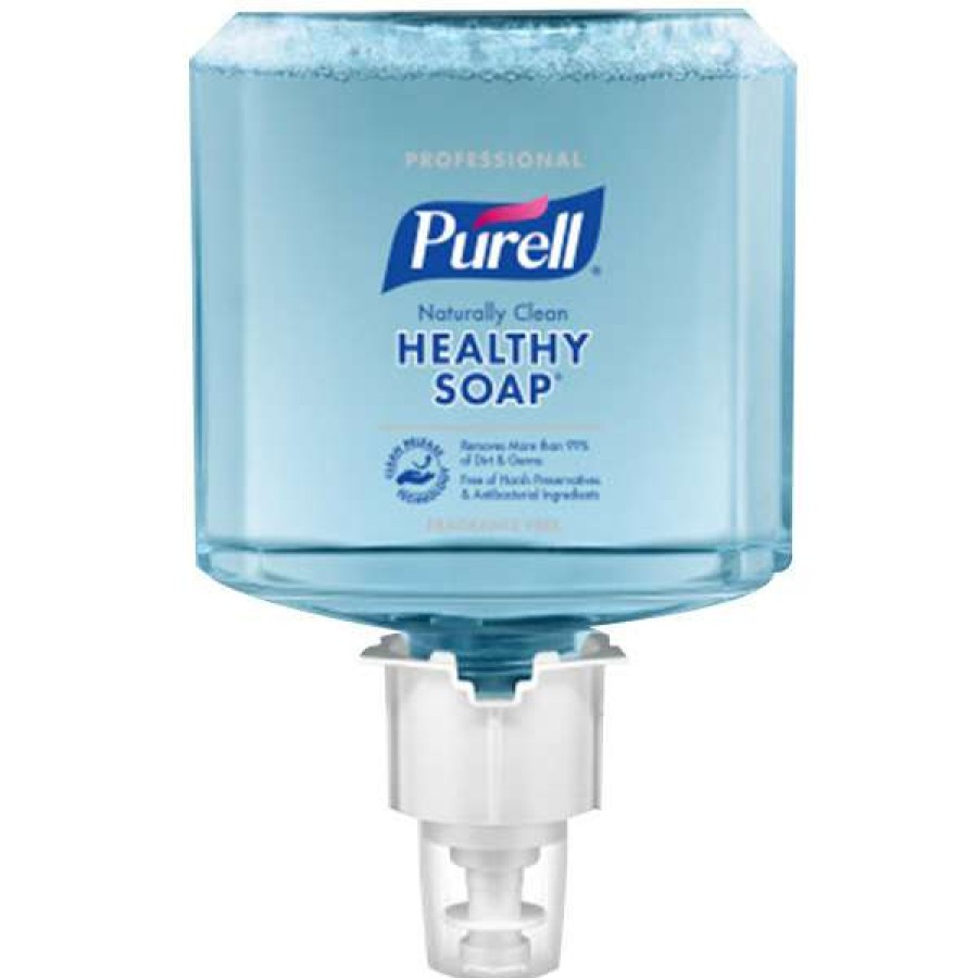 Hand Soap And Sanitizer * | Purell 5070-02 Professional Crt Healthy Soap Es4 1200 Ml Fragrance Free Naturally Clean Foam Hand Soap 2/Case