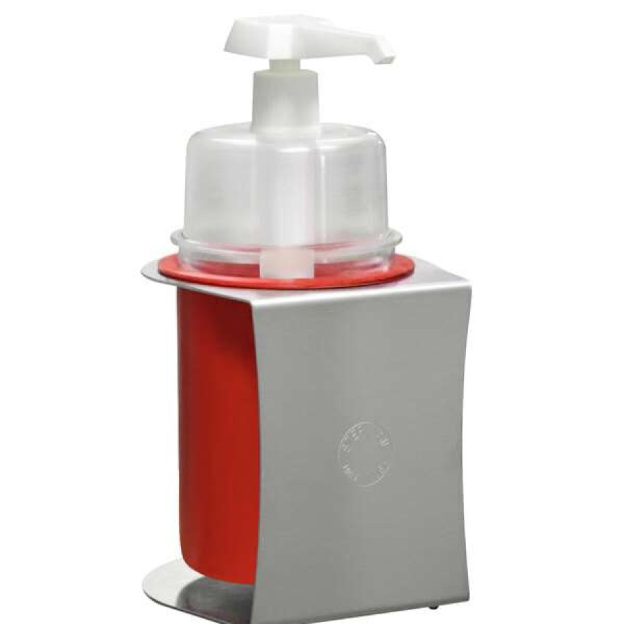 Hand Soap And Sanitizer * | Steril-Sil Chs-1-Pcred-Dchp 30 Oz. Red Refillable Hand Soap / Sanitizer Dispenser