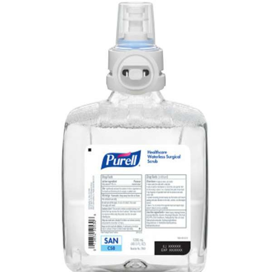 Hand Soap And Sanitizer * | Purell 7869-02 Healthcare Cs8 1200 Ml Waterless Surgical Scrub Hand Sanitizer Gel 2/Case