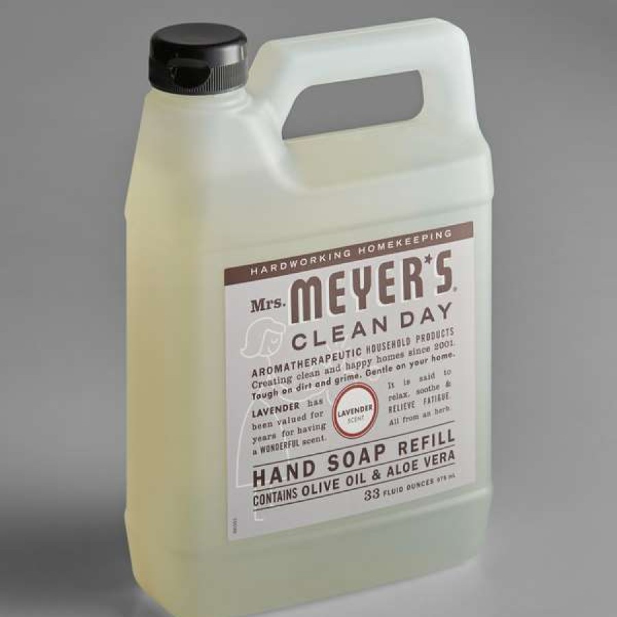 Hand Soap And Sanitizer * | Mrs. Meyer'S Mrs. Meyer'S Clean Day 651318 33 Oz. Lavender Scented Hand Soap Refill 6/Case