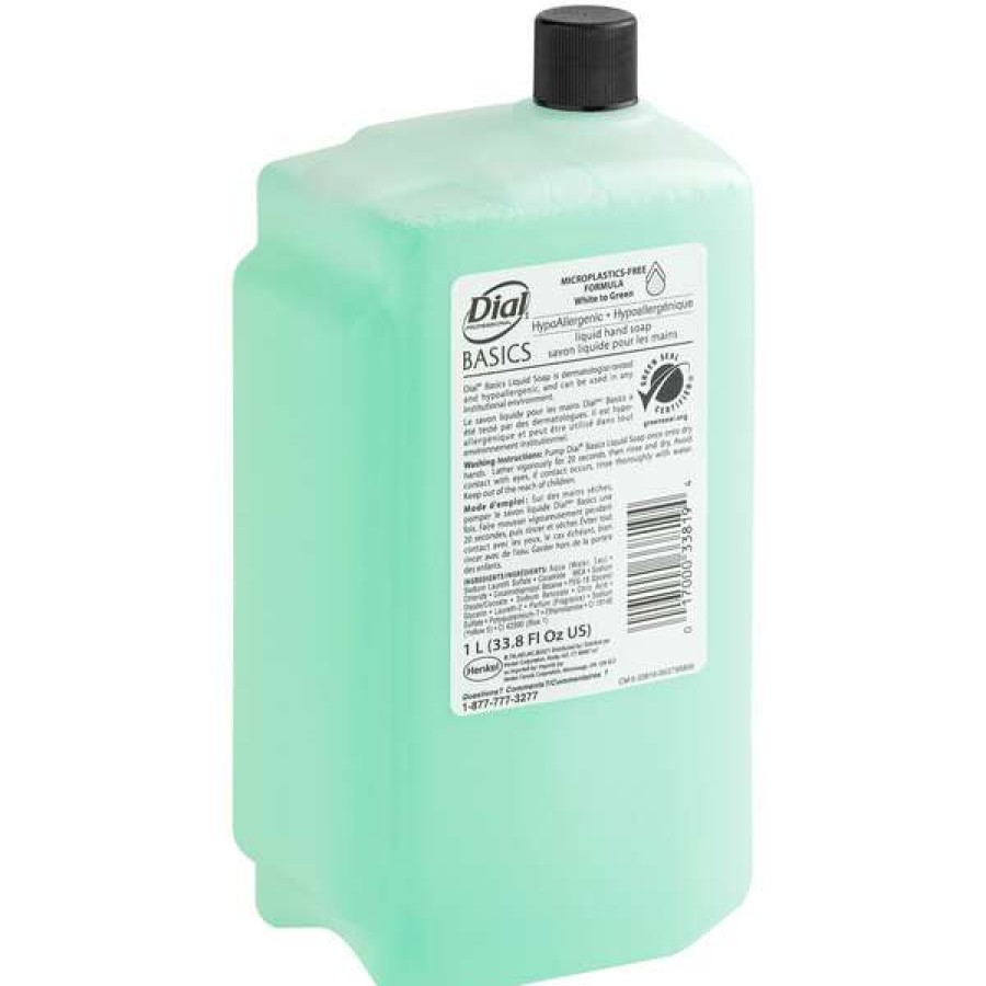 Hand Soap And Sanitizer * | Dial Dial Dia33821 Professional Basics 1 Liter Hypoallergenic Liquid Hand Soap