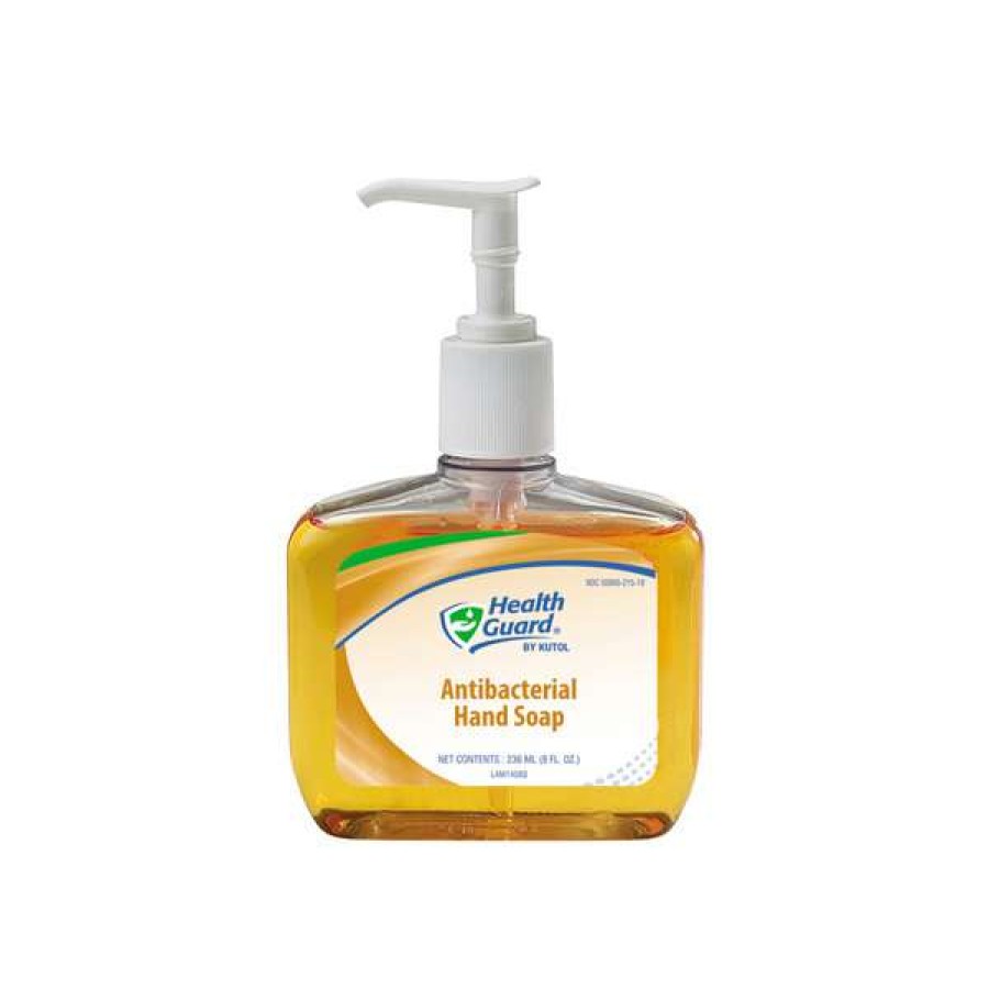 Hand Soap And Sanitizer * | Kutol 5019 Health Guard Antibacterial Lotion Hand Soap 8 Oz. Pump Bottle