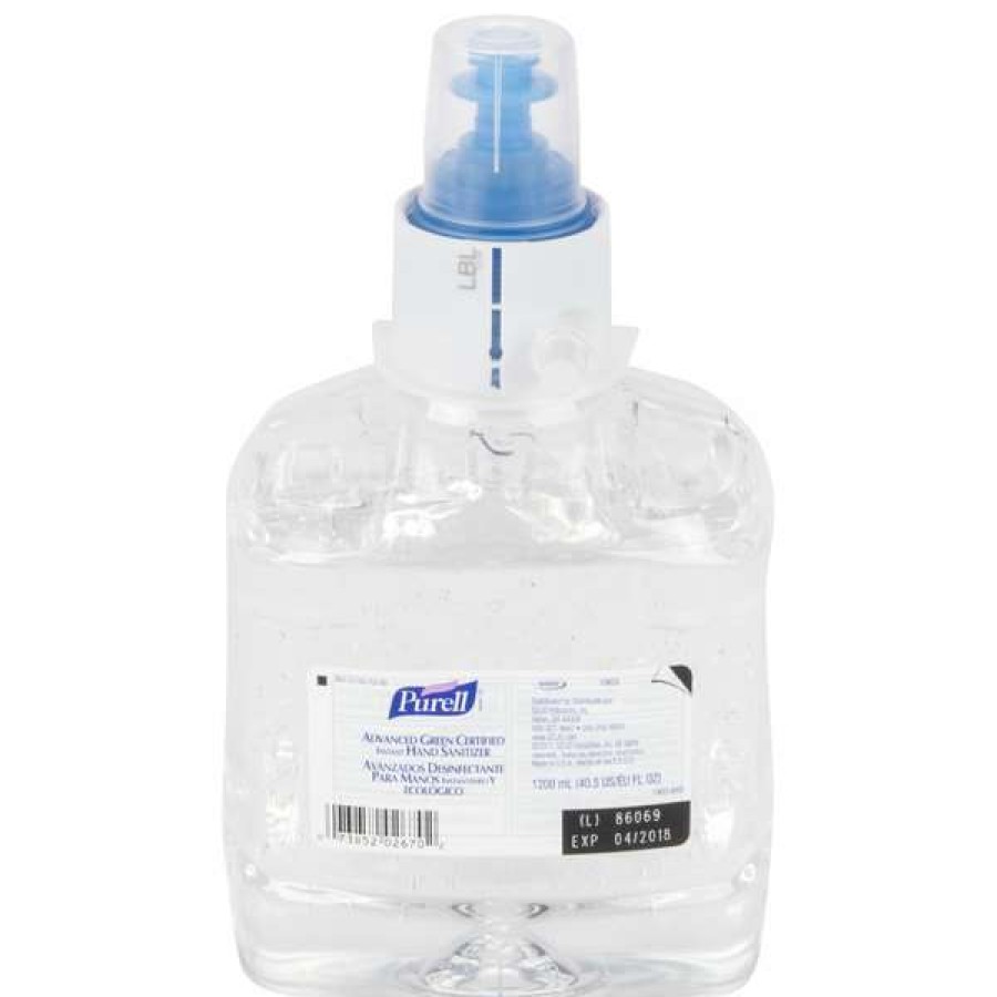 Hand Soap And Sanitizer * | Purell 1903-02 Ltx Advanced Green Certified 1200 Ml Gel Instant Hand Sanitizer 2/Case