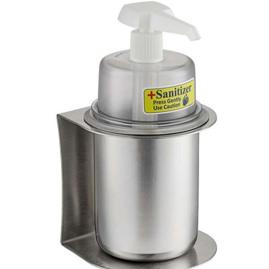 Hand Soap And Sanitizer * | Steril-Sil Chs-1-Dchp 30 Oz. Stainless Steel Refillable Hand Soap / Sanitizer Dispenser