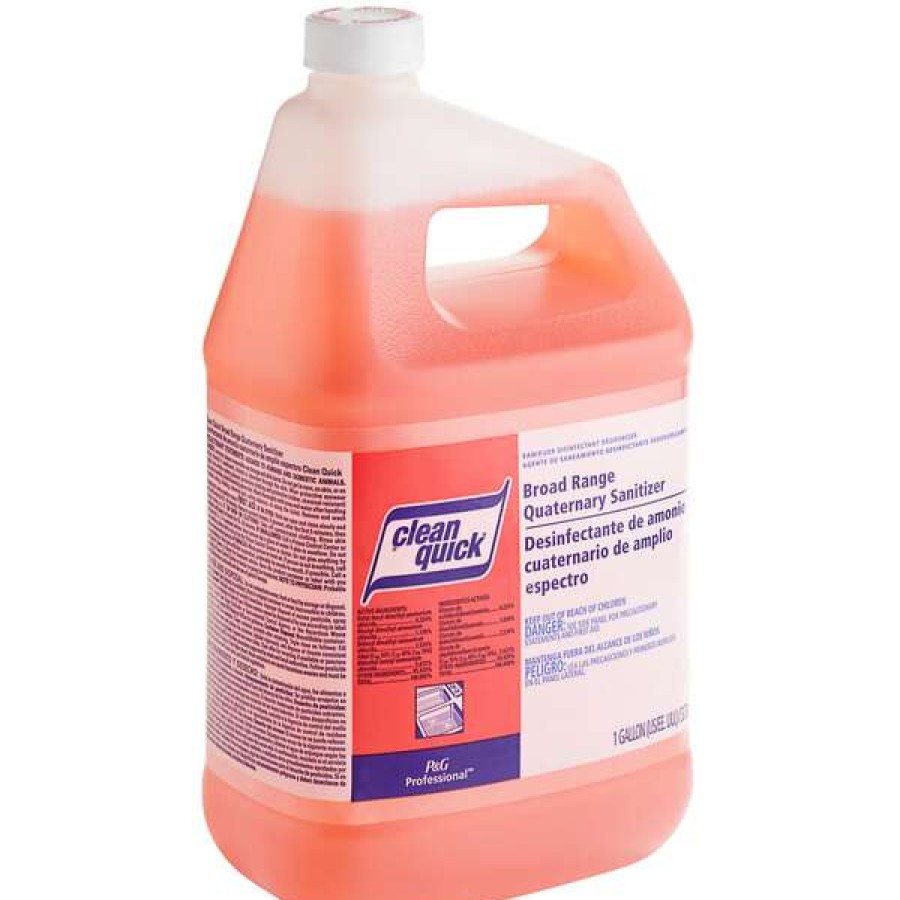 Cleaning Chemicals * | Clean Quick Clean Quick 07535 1 Gallon Broad Range Quaternary Sanitizer Concentrate