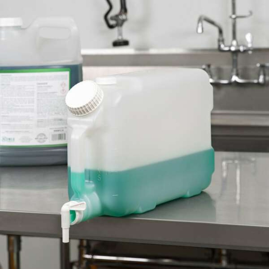 Cleaning Tools & Supplies * | Noble Chemical 2.5 Gallon Plastic Dispensing Container