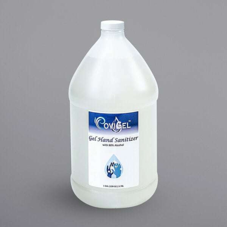 Hand Soap And Sanitizer * | Covi Clean 80056 Covigel 1 Gallon Jug Gel Hand Sanitizer With Pump 4/Case