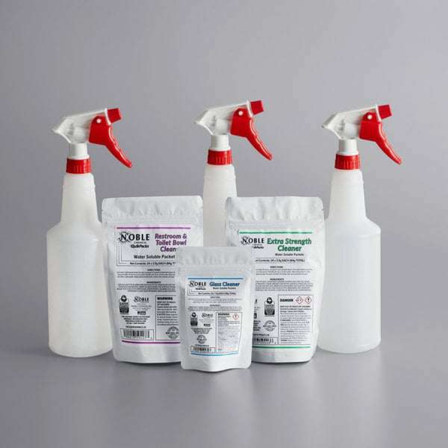 Cleaning Chemicals * | Noble Chemical Quikpacks 3 Chemical Cleaning Kit