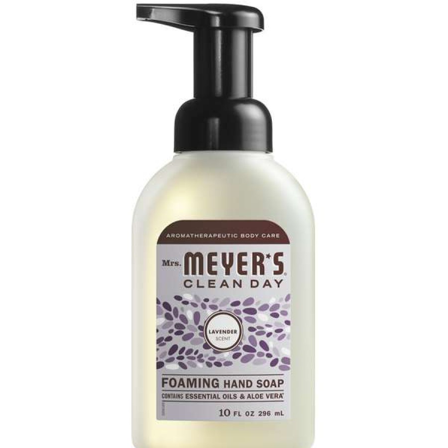 Hand Soap And Sanitizer * | Mrs. Meyer'S Mrs. Meyer'S Clean Day 662031 10 Oz. Lavender Foaming Hand Soap 6/Case