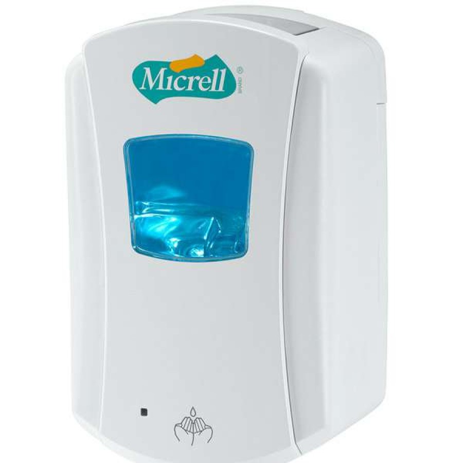 Hand Soap And Sanitizer * | Micrell 1390-04 Ltx-7 700 Ml White Touchless Hand Soap Dispenser