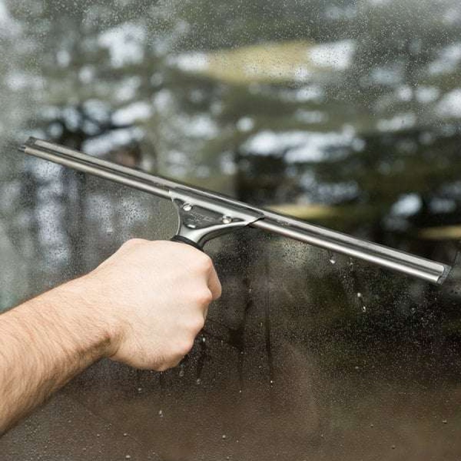 Cleaning Tools & Supplies * | Unger Unger Pr400 Pro 16 Window Squeegee With Rubber Grip Handle