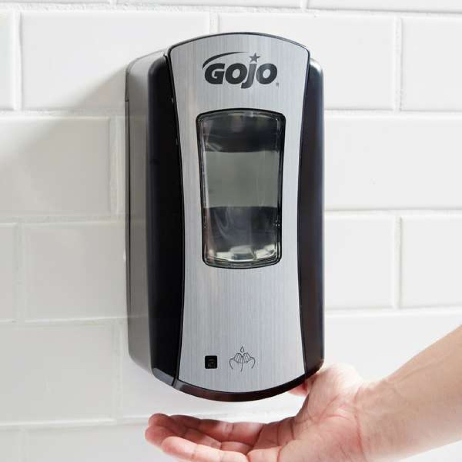 Hand Soap And Sanitizer * | Gojo 1919-04 Ltx-12 1200 Ml Chrome Touchless Hand Soap Dispenser