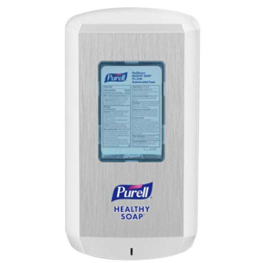 Hand Soap And Sanitizer * | Purell 6530-01 Healthy Soap Cs6 1200 Ml White Automatic Hand Soap Dispenser