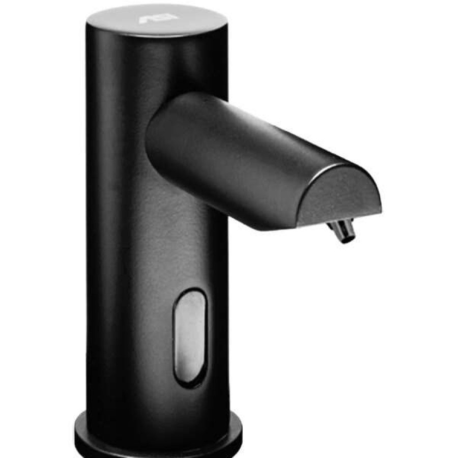 Hand Soap And Sanitizer * | American Specialties, Inc. Ez Fill 10-0390-1A-41 Top Fill Multi-Feed Matte Black Liquid Soap Dispenser