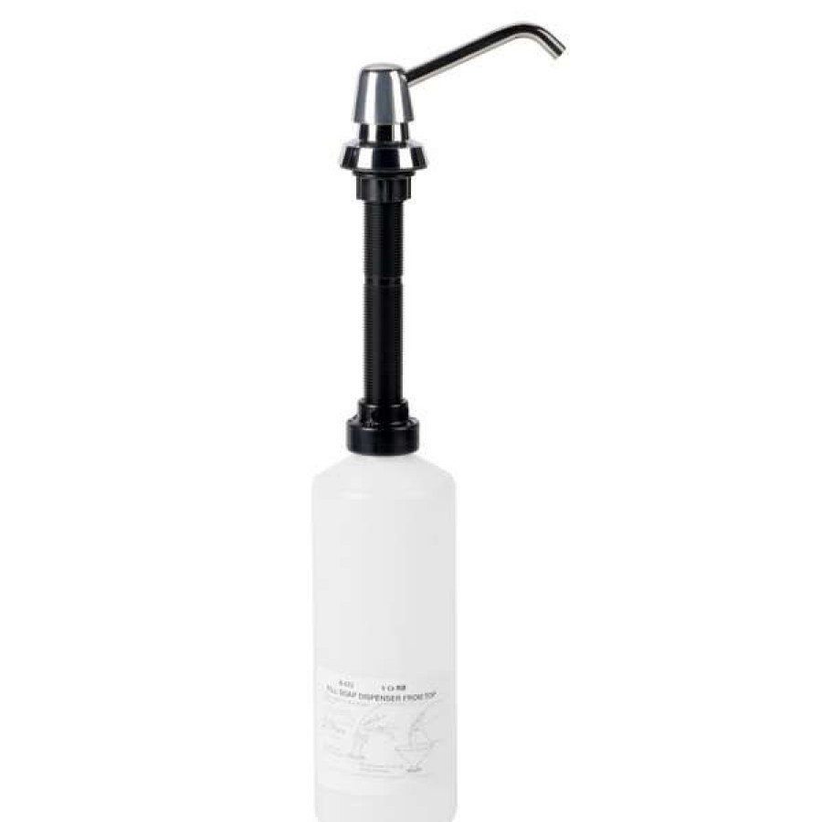 Hand Soap And Sanitizer * | Bobrick B-822 Deck Mounted 34 Oz. Liquid Soap Dispenser