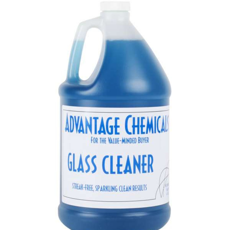 Cleaning Chemicals * | Advantage Chemicals 1 Gallon / 128 Oz. Glass Cleaner 4/Case