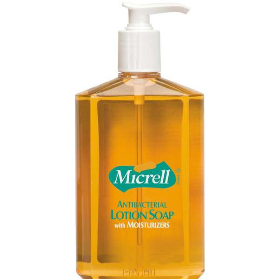 Hand Soap And Sanitizer * | Micrell 9759-12 12 Oz. Floral Antibacterial Lotion Hand Soap With Pcmx And Pump 12/Case