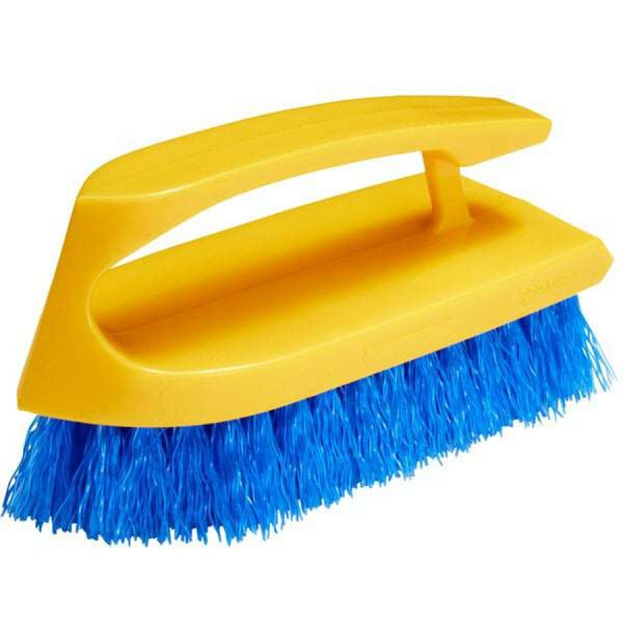 Cleaning Tools & Supplies * | Rubbermaid Fg648200Coblt 6 Blue Polypropylene Scrub Brush