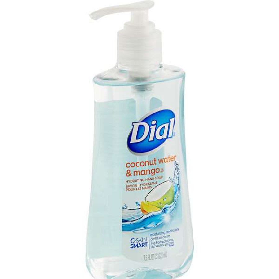 Hand Soap And Sanitizer * | Dial Dial Dia12159 7.5 Oz. Coconut Water Mango Hydrating Liquid Hand Soap