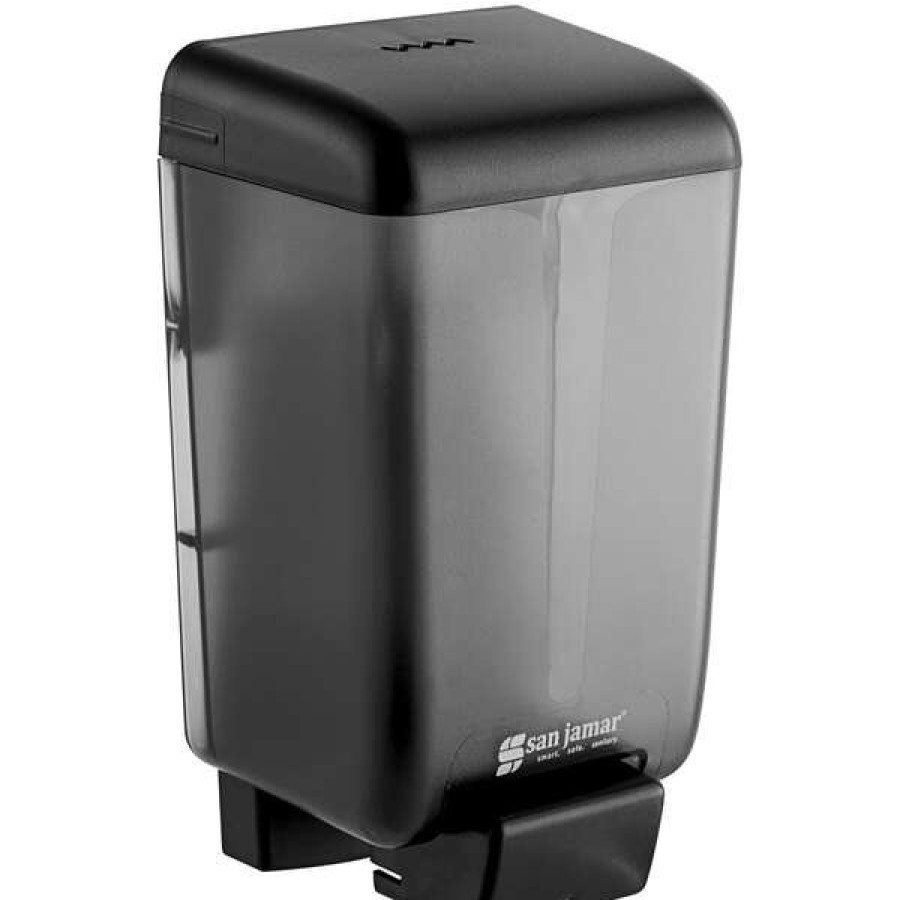 Hand Soap And Sanitizer * | San Jamar S46Tbk 46 Oz. Bulk Soap Dispenser Black Pearl