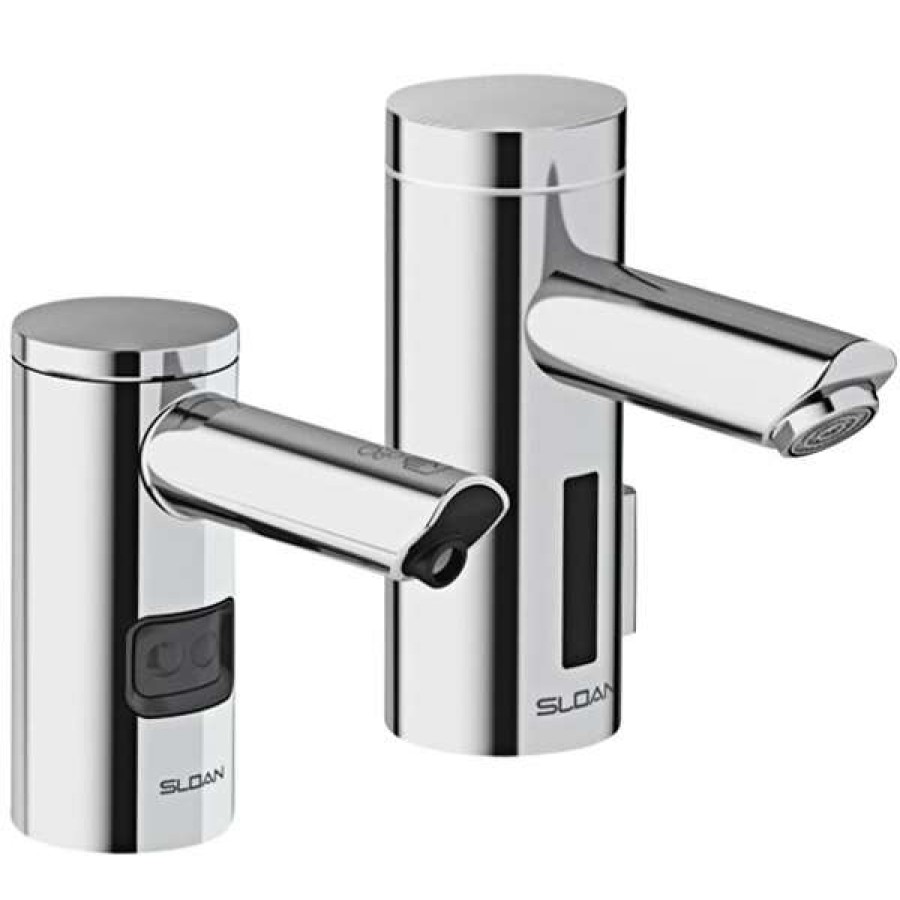 Hand Soap And Sanitizer * | Sloan 3346088 Combination Chrome 3335017 Sensor Faucet And 3346089 Soap Dispenser