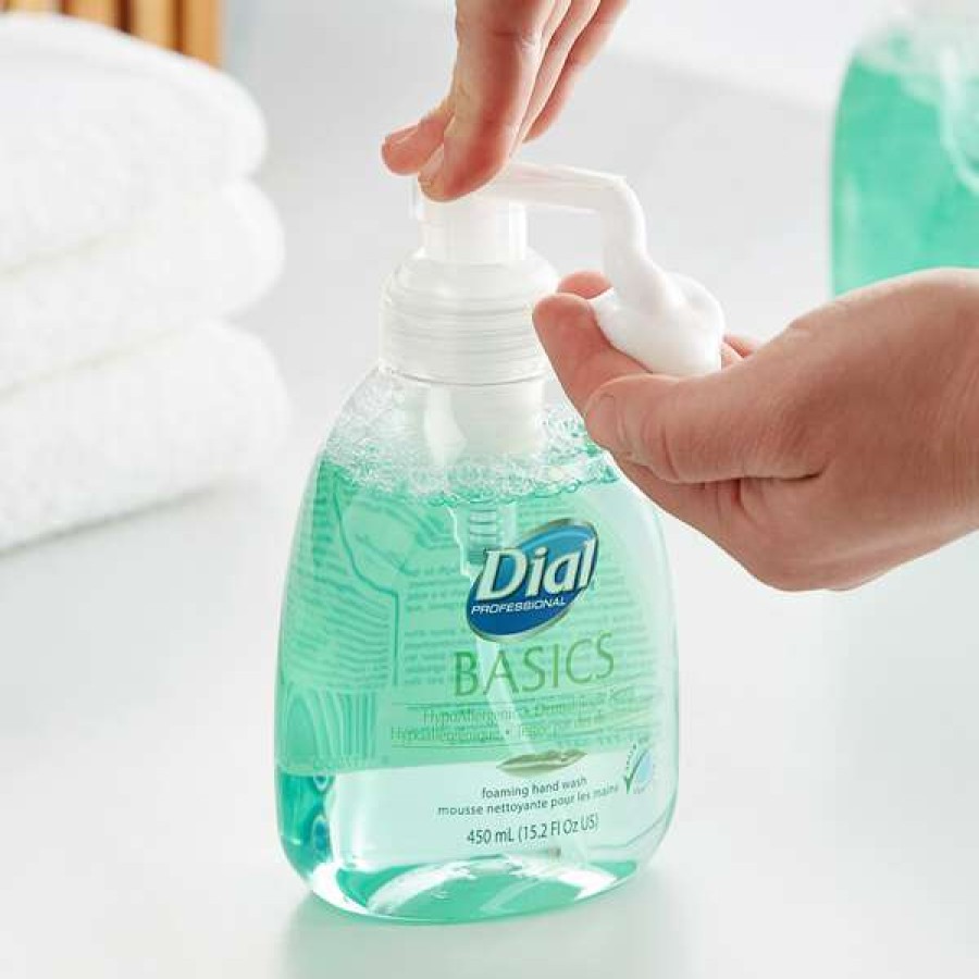 Hand Soap And Sanitizer * | Dial Dial Dia98609 Professional Basics 15.2 Oz Hypoallergenic Foaming Hand Wash