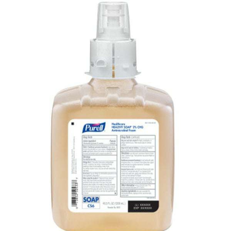 Hand Soap And Sanitizer * | Purell 6581-02 Healthy Soap Healthcare Cs6 1200 Ml Chg Antimicrobial Foaming Hand Soap 2/Case