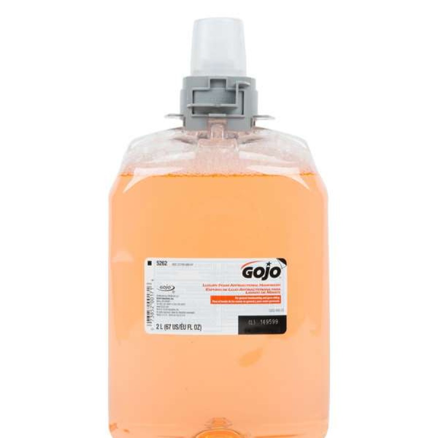 Hand Soap And Sanitizer * | Gojo 5262-02 Fmx-20 Luxury 2000 Ml Orange Blossom Foaming Antibacterial Hand Soap With Pcmx 2/Case