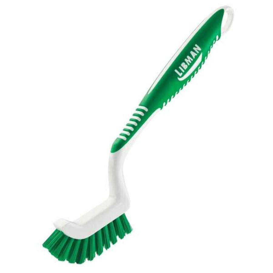 Cleaning Tools & Supplies * | The Libman Company Libman 18 White Tile And Grout Brush 6/Pack