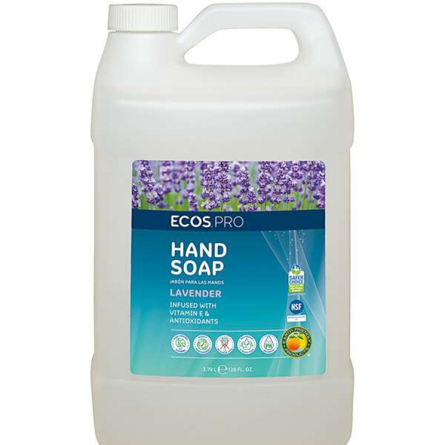 Cleaning Chemicals * | Ecos Pl9665/04 Pro 1 Gallon Lavender Scented Hand Soap 4/Case