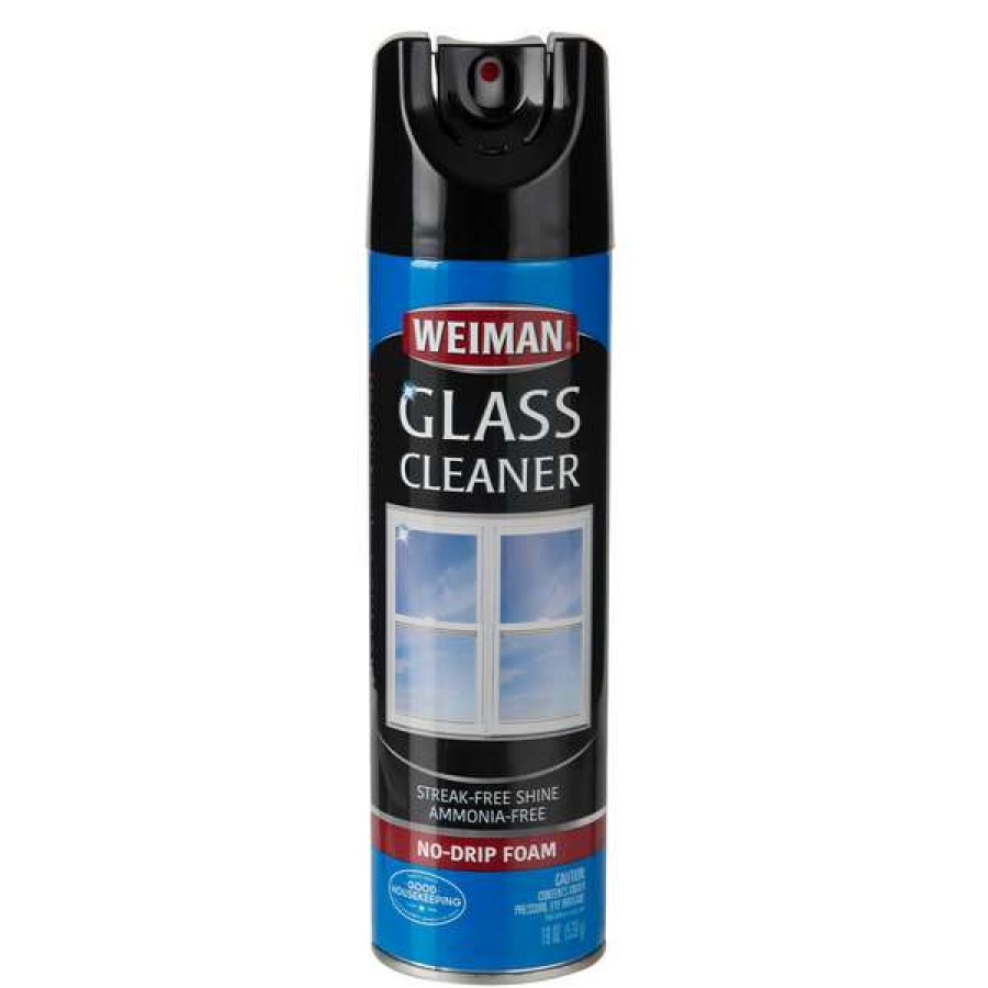 Cleaning Chemicals * | 19 Oz. Weiman 10 Foaming Aerosol Glass Cleaner