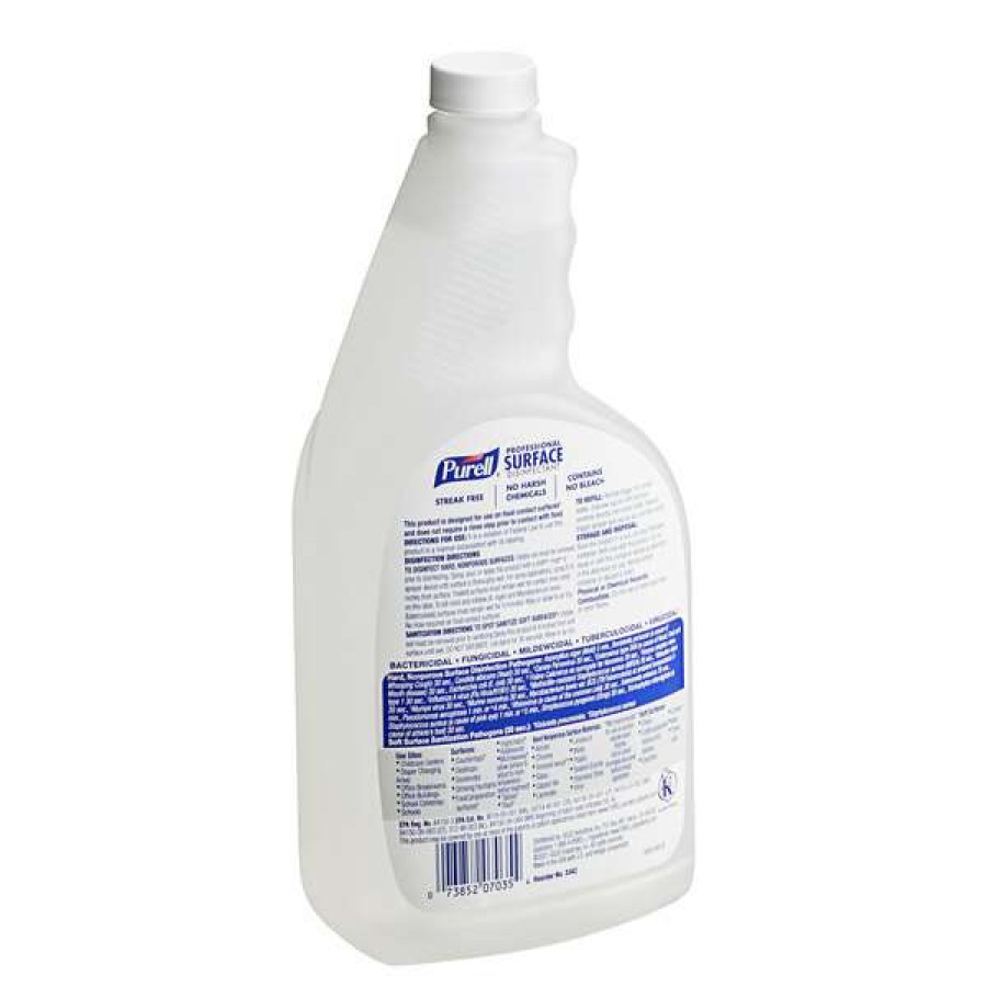 Cleaning Chemicals * | Purell Purell 3342-06 1 Qt. / 32 Oz. Fresh Citrus Professional Surface Disinfectant With (2) Triggers 6/Case