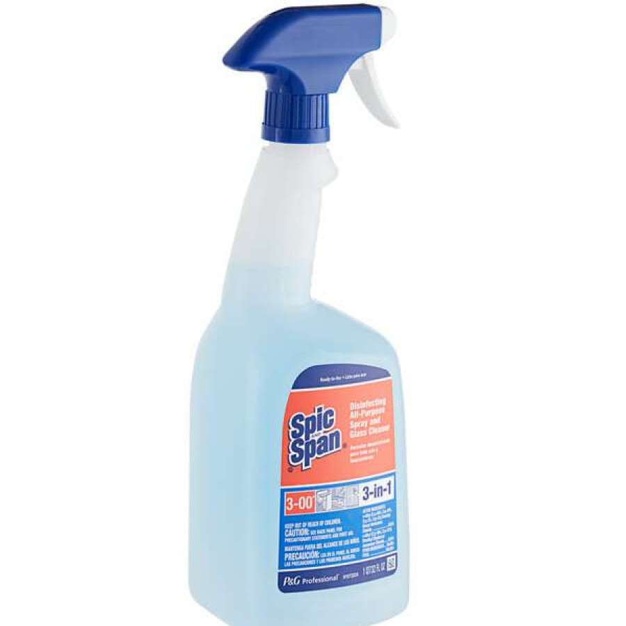 Cleaning Chemicals * | Spic And Span 75353 Disinfecting, All-Purpose, & Glass Cleaner Ready-To-Use Spray 32 Oz. 6/Case