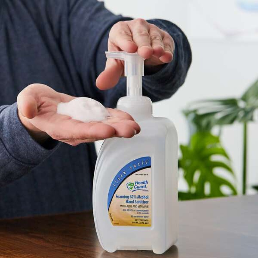 Hand Soap And Sanitizer * | Kutol 68878 Health Guard Foaming Instant Hand Sanitizer (62% Alcohol, 32 Oz)