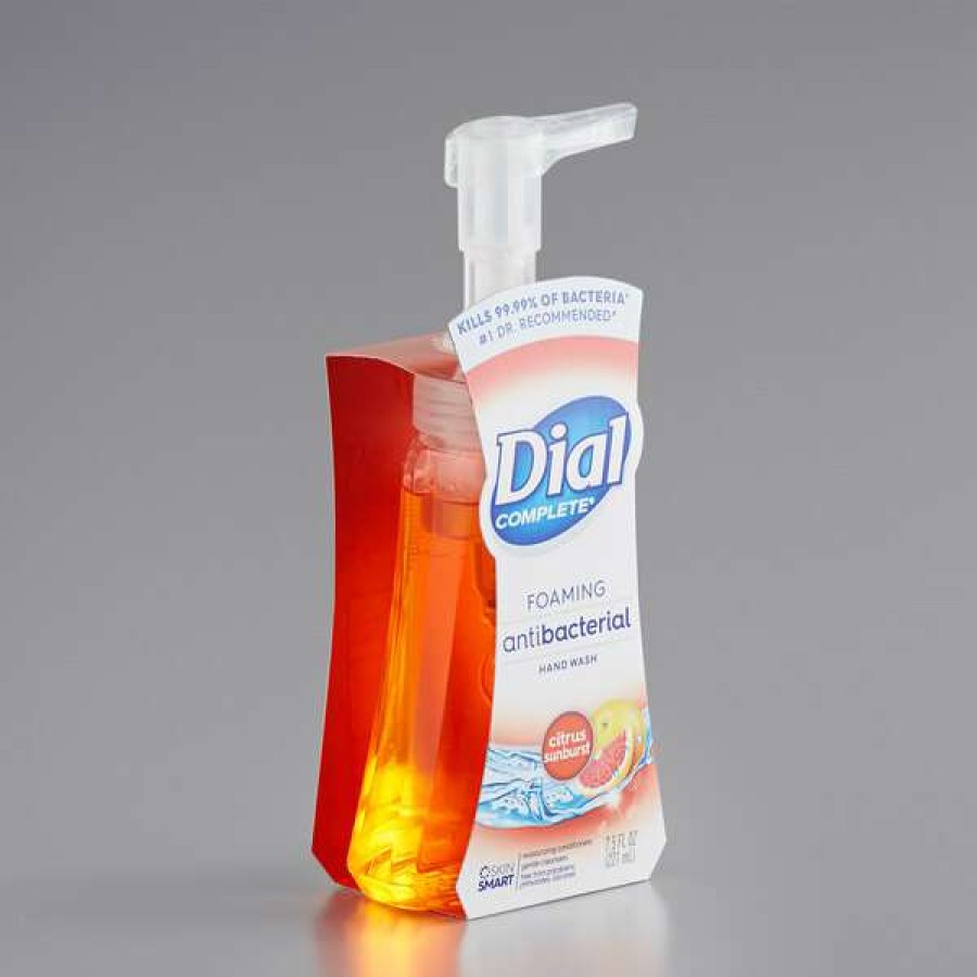 Hand Soap And Sanitizer * | Dial Dial Dia16157 Complete 7.5 Oz Citrus Sunburst Antibacterial Foaming Kitchen Hand Wash